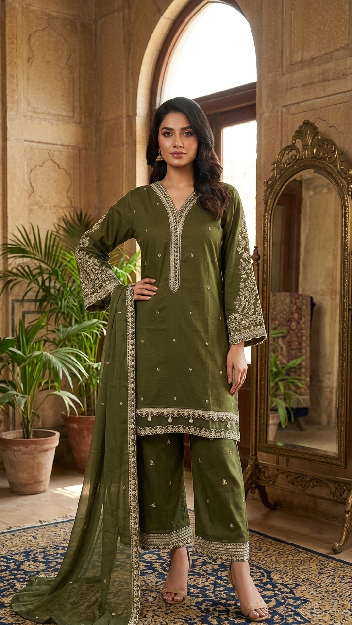 ZARQOON ELEGANCE COTTON SET MMG-1247