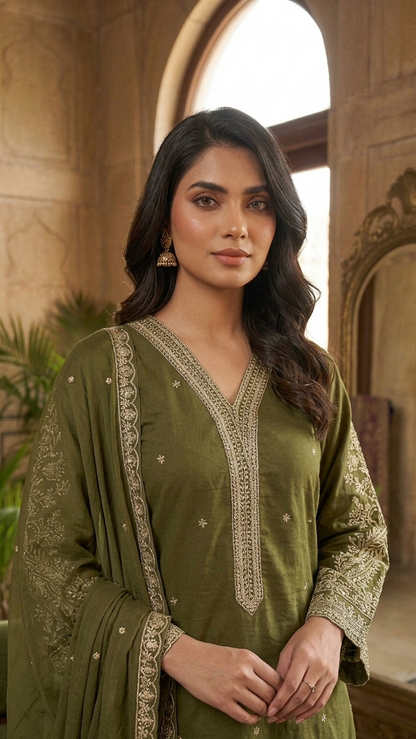 ZARQOON ELEGANCE COTTON SET MMG-1247