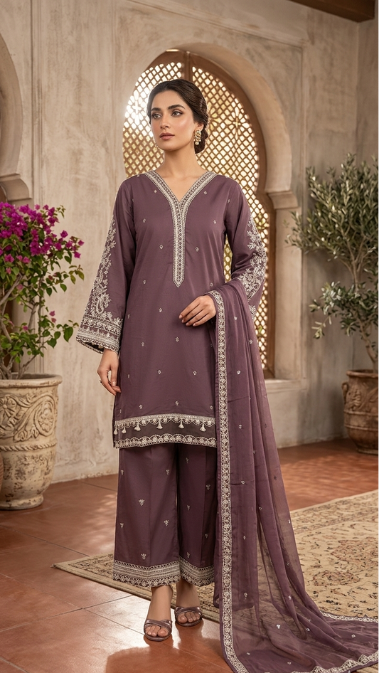 ZARQOON ELEGANCE COTTON SET MMG-1247