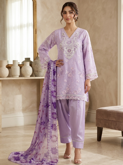 ZARISH ORGANZA ENSEMBLE MMG-956