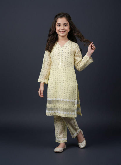 SWISS LAWN KIDS WEAR KURTA Set MMG-212 – 6 Piece Combo (6 to 14 Years)