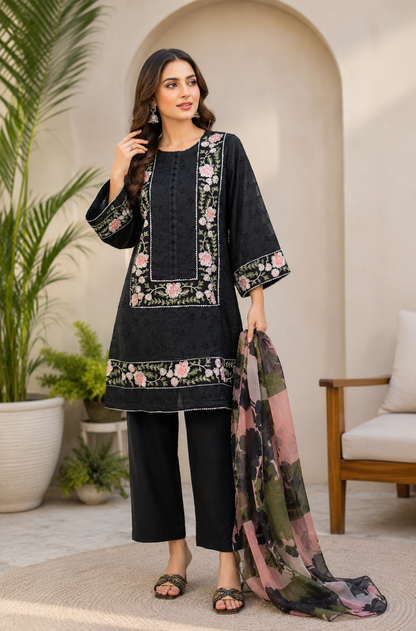 NAQSH E NOOR CHIKANKARI SET MMG-1296