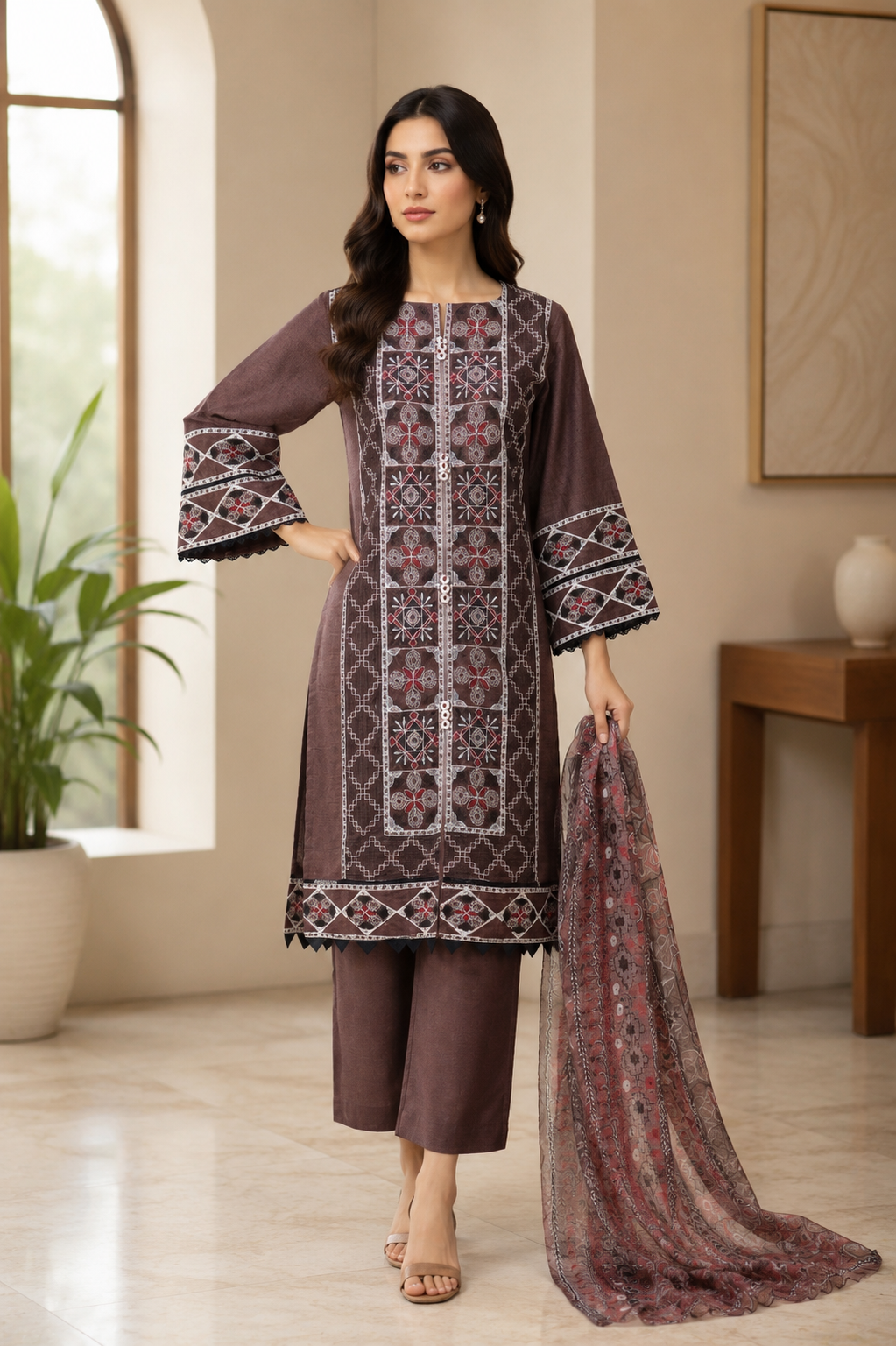 EMPRESS COTTON KURTA SET MMG-1321