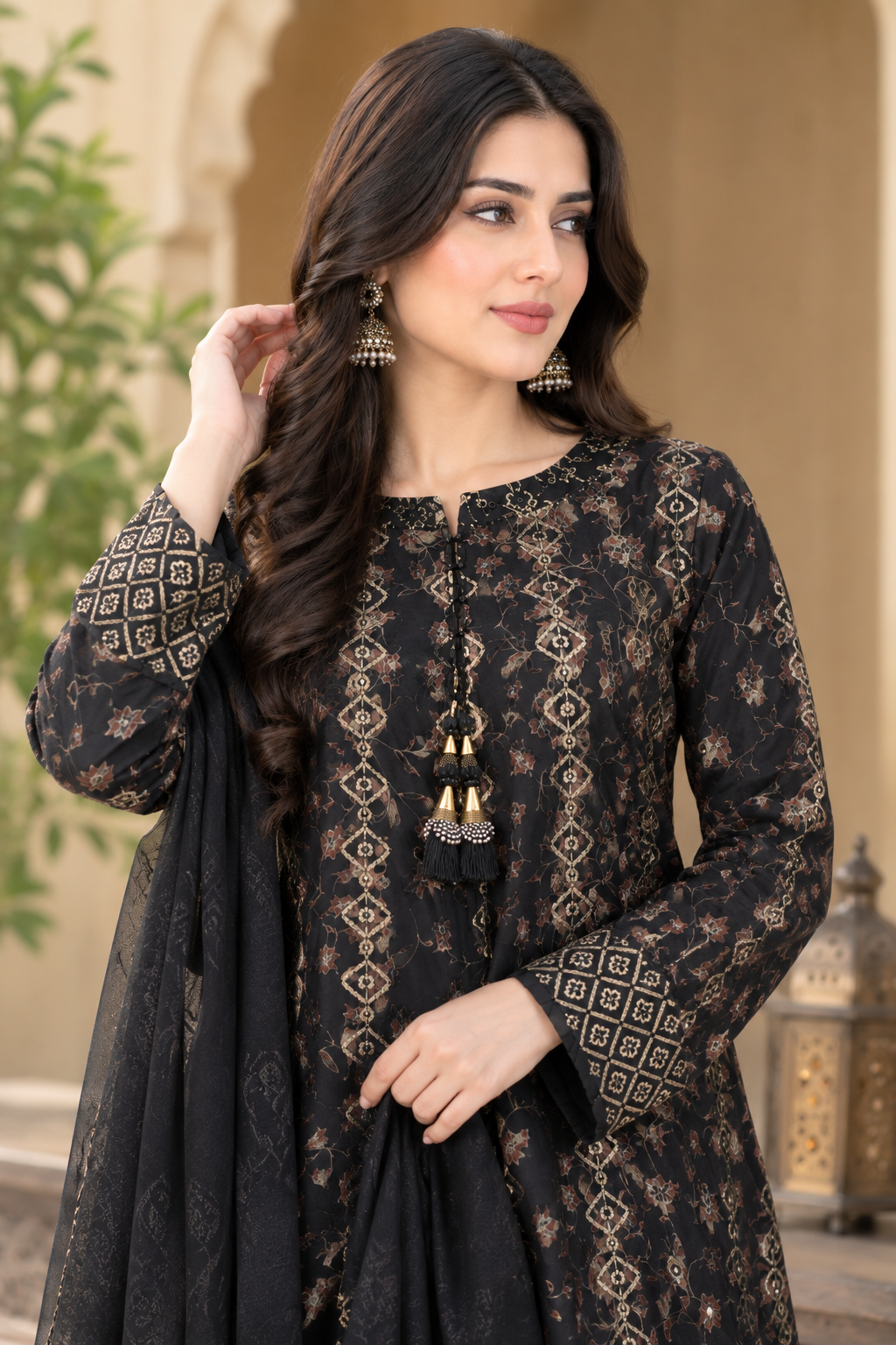 Gul-e-Aftaab luxury embroidered Pakistani formal ensemble
