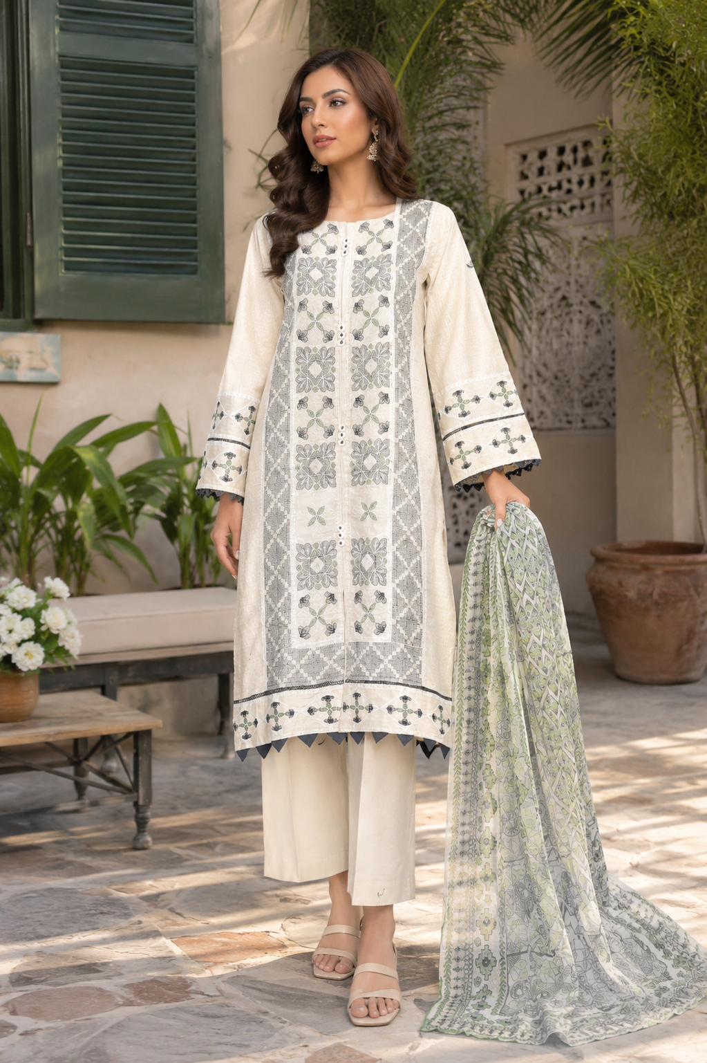 EMPRESS COTTON KURTA SET MMG-1321