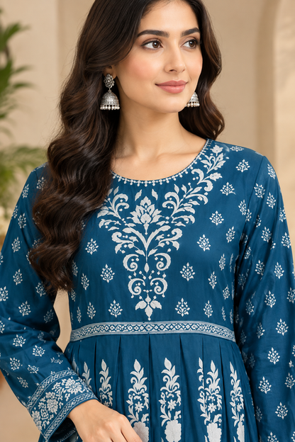 Aroosa Printed Short Frock