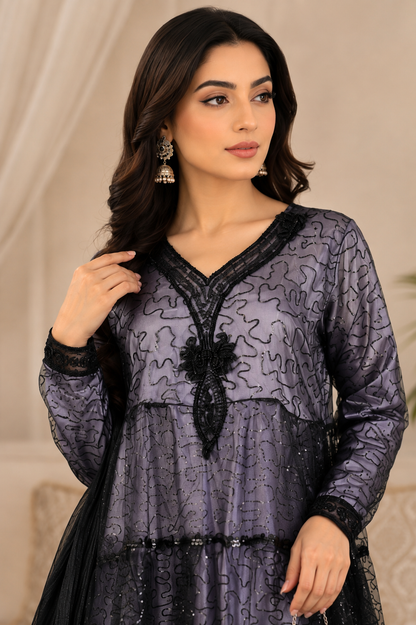 Sitara Royale Heavy Sequin Maxi | Luxury Party Wear Dress