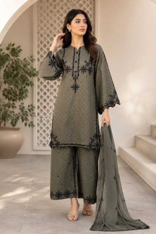 LUXURY ETHNIC COTTON KURTA SET MMG-1312