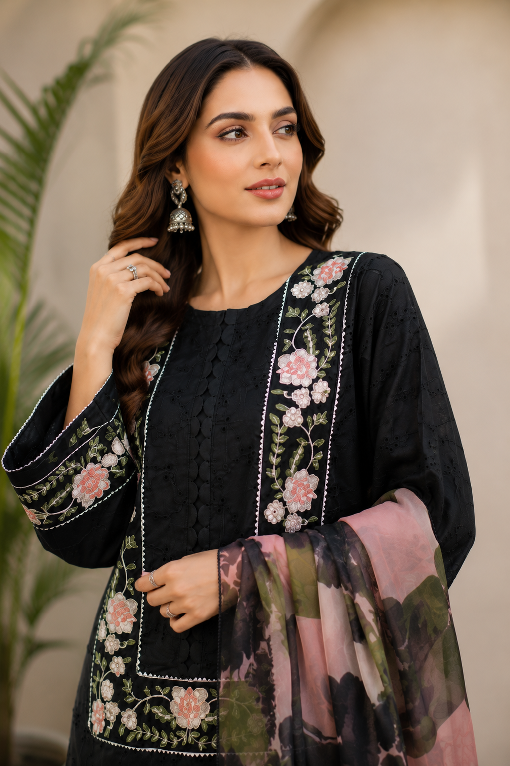 NAQSH E NOOR CHIKANKARI SET MMG-1296