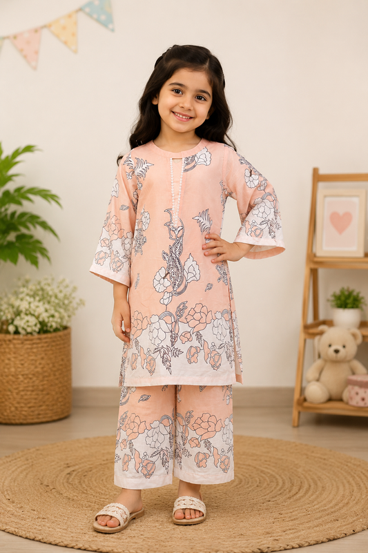 LITTLE PRINCE DIGITAL PRINTED KURTA SET