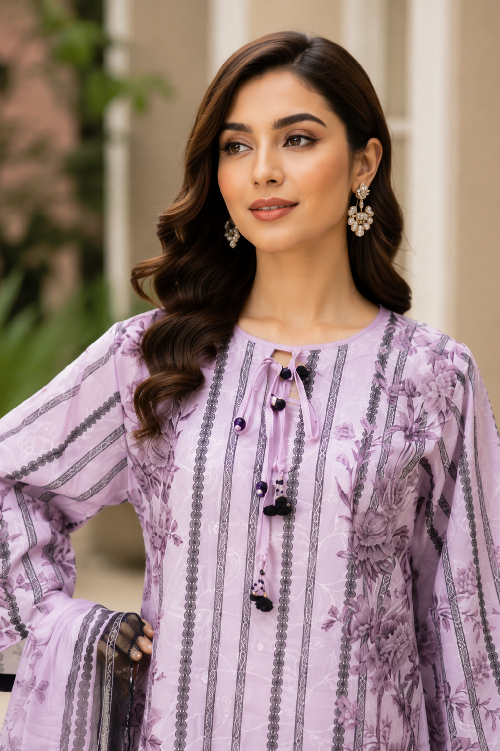 CHIC CHIKANKARI LAWN SUIT